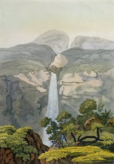 River Vinagre Waterfall, near the Puraci Volcano, Nova Granada, Brazil by Gerolamo Fumagalli